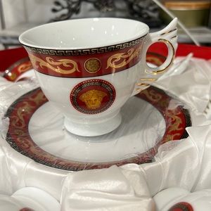 Versace coffee/ tea cups and saucers set